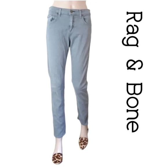 Rag & Bone Dre Slim Boyfriend Jeans Aged Sage 29 - Picture 1 of 7